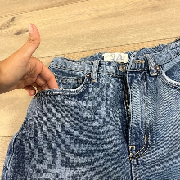 We the Free Women’s Lita Jeans Ripped Frayed Raw Hem High Waist - Picture 9 of 16